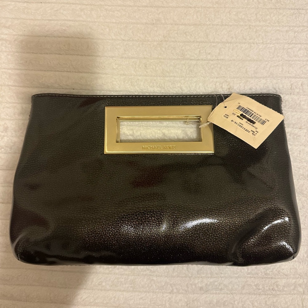 Michael Kors clutch with handle